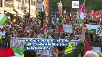 Des milliers de manifestants à Rome et à Lisbonne pour un cessez-le-feu à Gaza et au Liban