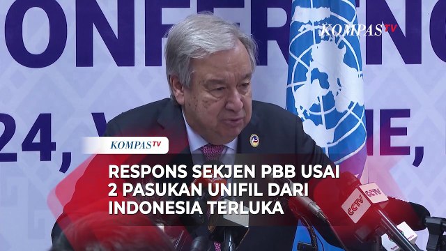 Respons Sekjen PBB usai 2 Pasukan UNIFIL dari Indonesia Terluka Pasca Serangan Israel