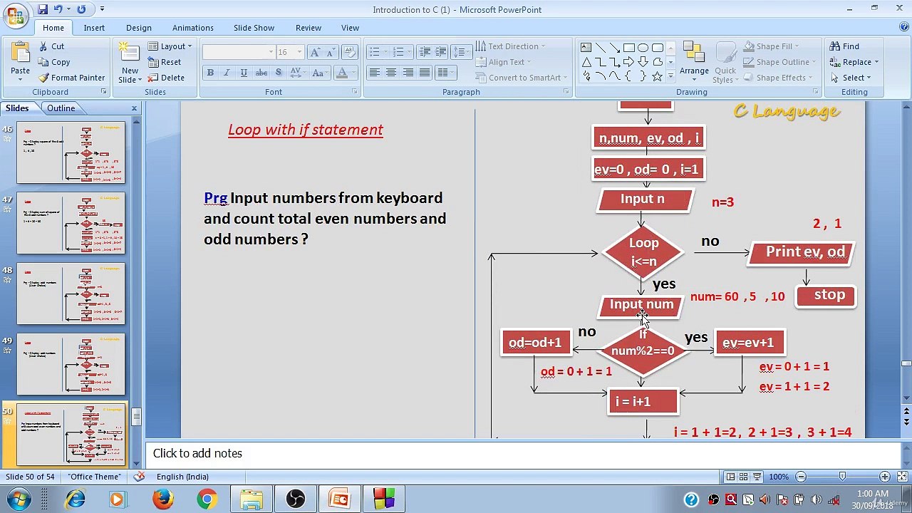 Learn Programming Technique C to Master Skills - Loop With If Statement Program