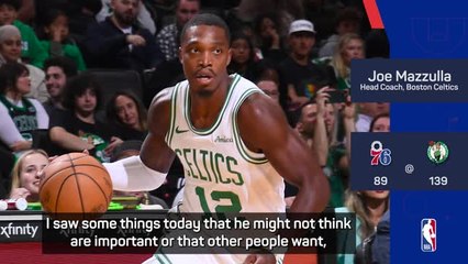 Mazzulla heaps praise on Lonnie Walker IV after 76ers demolition