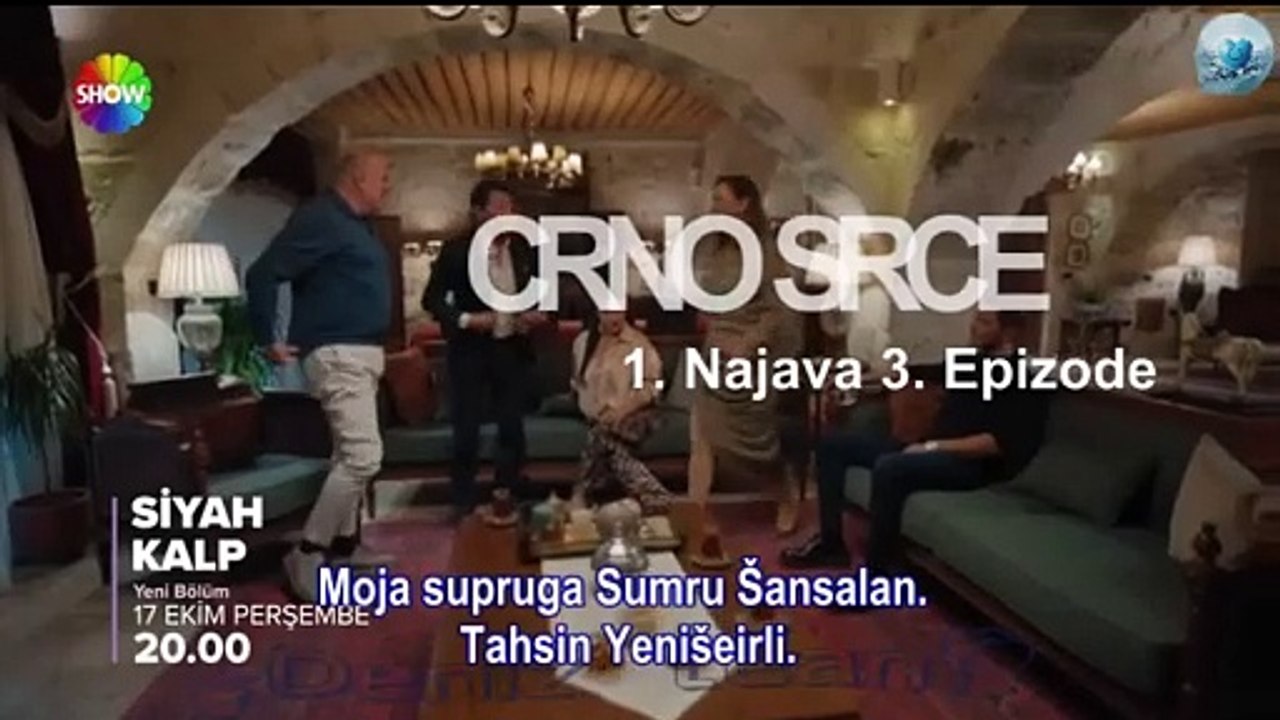 Crno srce 1. najava 6. epizode - Siyah Kalp 6. Bölüm 1 najava