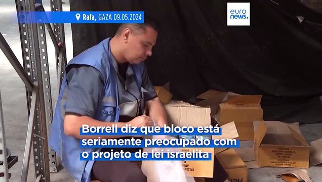 União Europeia alerta para consequências desastrosas se Israel proibir a UNRWA