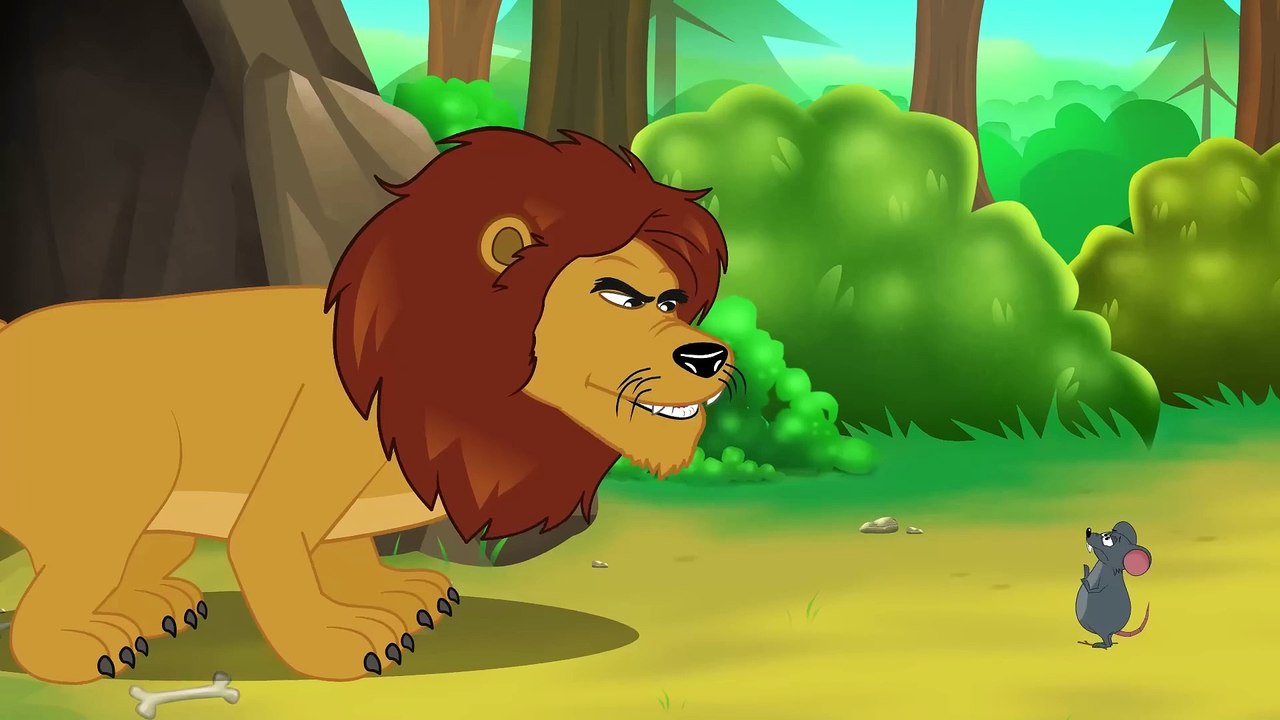 The Lion, The Mouse and The Sleepy Bear _ Bedtime Stories for Kids _ Animated Fairy Tales