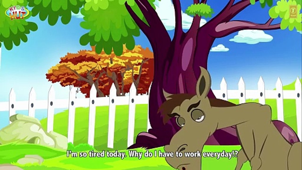THE LAZY HORSE - Moral Story For Children _ T Series Kids Hut _ Best Learning Story _ English Story
