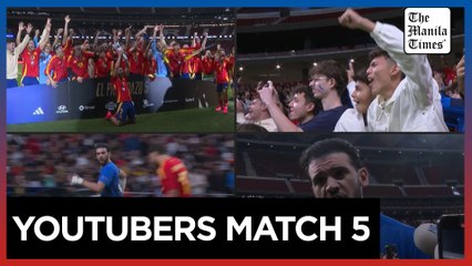 Spain beats France in content creators' football match