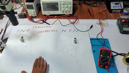 #230 Transistors NPN PNP Basic introduction Part 1