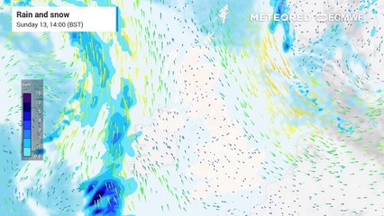 UK weather outlook: Mediterranean air raising temperatures to 21°C, but rain returning too.