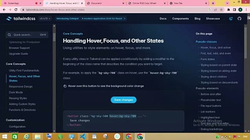 Tailwind CSS hover, transition, scale properties - Lecture#3