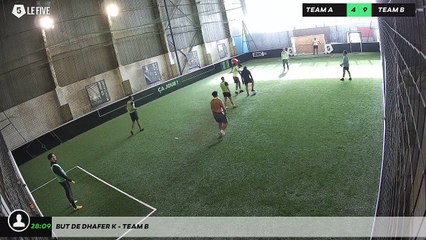 But de Dhafer K - Team B