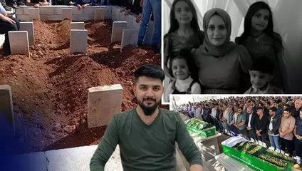 Gaziantep'teki aile katliamında ölenler son yolculuğuna uğurlandı