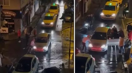 İstanbul Şişli’de yol kavgası: Araçtaki yolcuyu camdan çıkarmaya çalıştı