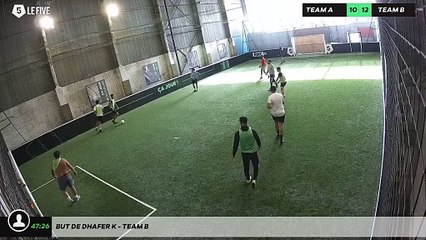 But de Dhafer K - Team B