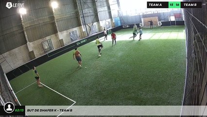 But de Dhafer K - Team B