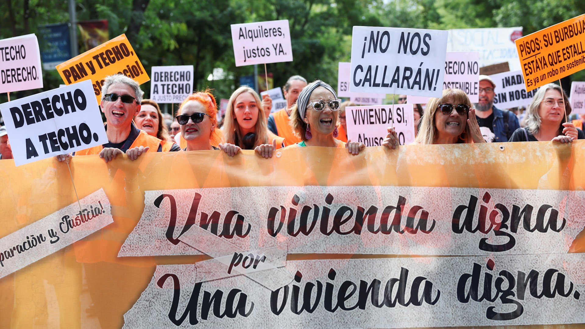 El malestar por la vivienda sale a las calles para reclamar una rebaja de los alquileres