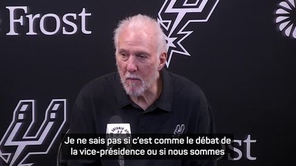 Spurs - Quand Popovich fait du Trump