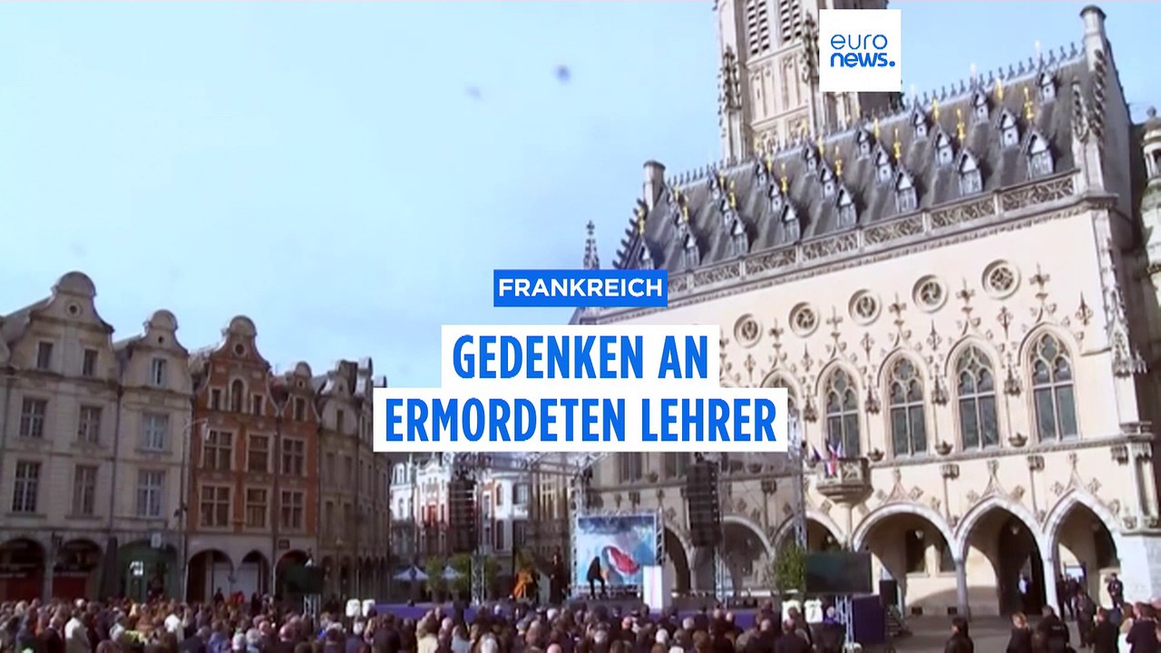 1 Jahr danach: Frankreich erinnert an ermordeten Lehrer