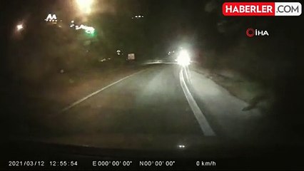 Gurbetten Gelen Şener Kurkut'un Kazası Kamerada