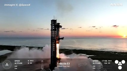Successo del quinto test in volo per la Starship di SpaceX
