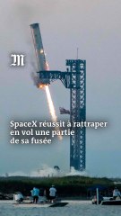 SpaceX réussit la récupération du premier étage de Starship, une première