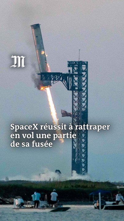 SpaceX réussit la récupération du premier étage de Starship, une première