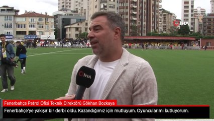 Gökhan Bozkaya: Galibiyeti Fenerbahçe camiasına armağan ediyorum