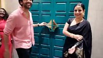 Bhool Bhulaiyaa 3: Kartik Aaryan,Vidya Balan in Ahmedabad enjoy Navratri festival