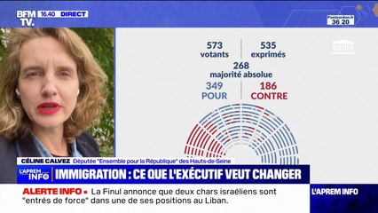 Nouvelle loi immigration souhaitée par Bruno Retailleau: "Réagir à des faits divers n'est pas la bonne chose à faire", réagit Céline Calvez (EPR)
