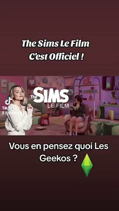 The Sims Le Film cest officiel ! #thesims4 #sim...