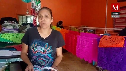 Artistas en Puebla defienden la tradición de papel picado ante competencia de China