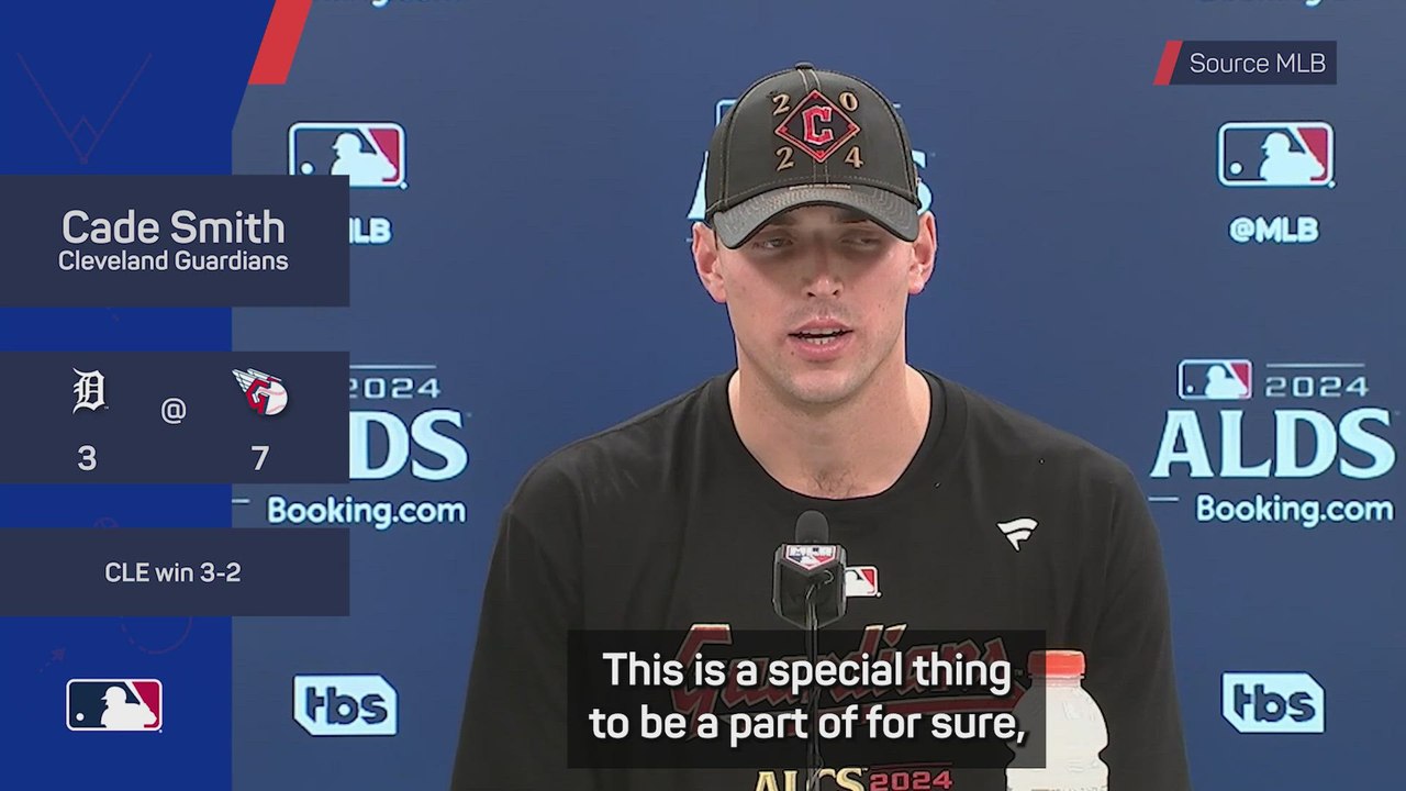 Guardians celebrate 'awesome' Lane Thomas after grand slam heroics