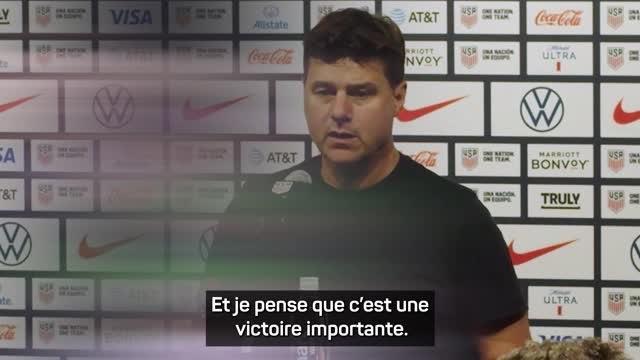 États-Unis - Pochettino : “Commencer cette période par une victoire est toujours très utile”