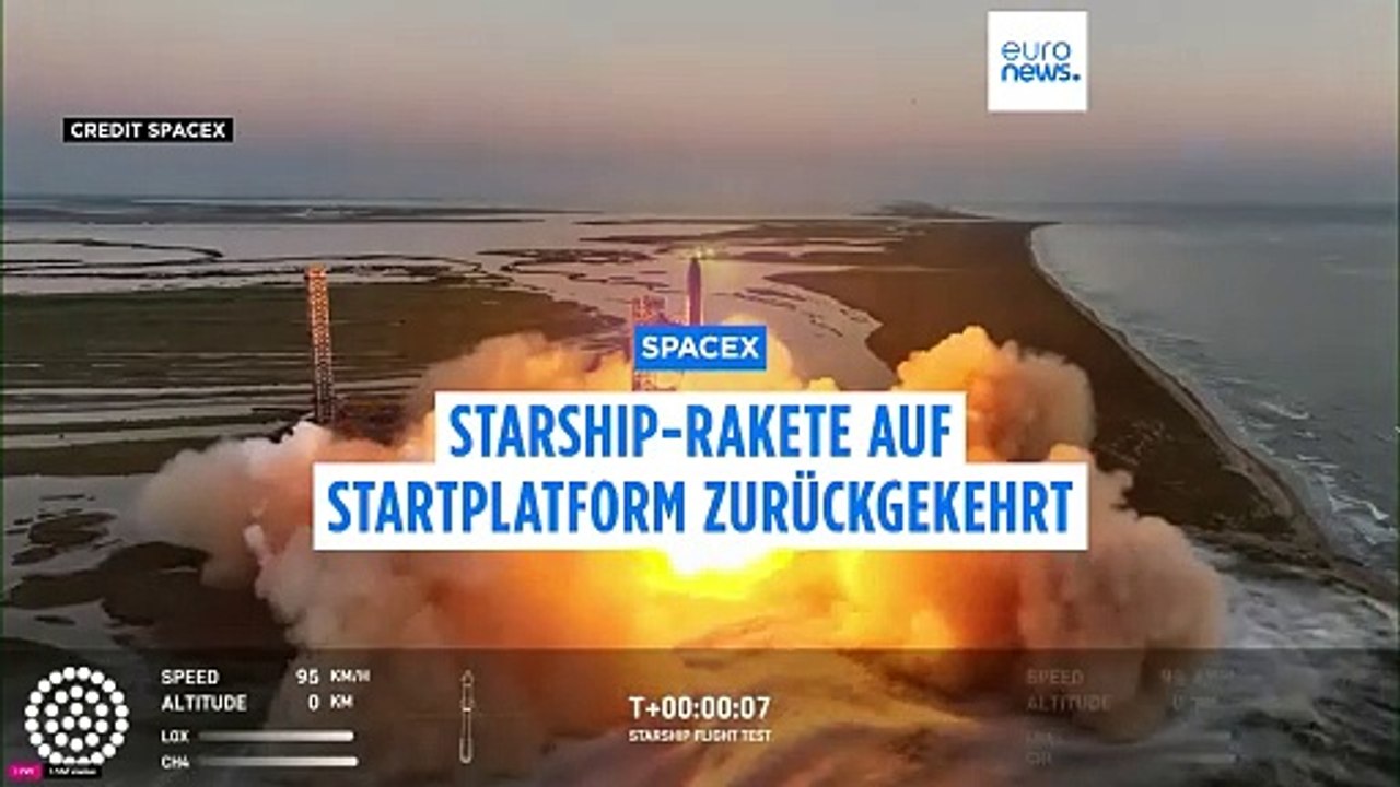 SpaceX Durchbruch: Raketenstufe erstmals zur Startplattform zurückgekehrt