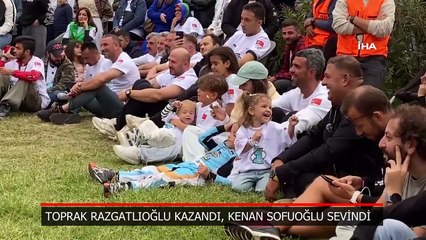 Toprak kazandı, Kenan Sofuoğlu sevindi