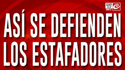 Así se defienden los estafadores piramidales