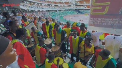 Éliminatoire CAN 25: Ambiance des supporters Guinéens au stade d’Ebimpé