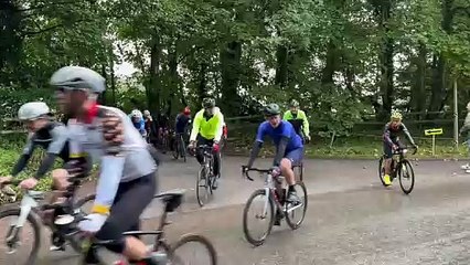 One of the Sandford Slammer cycle tours begins, video by Alan Quick IMG_4926