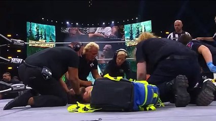 Video Guy - Excalibur getting emotional for Bryan Danielson #AEW #AEWWrestleDrea