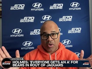 Holmes: 'Everyone gets an A' for Bears in rout of Jaguars