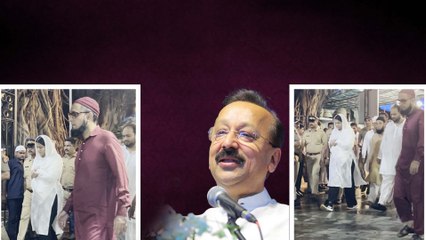 Baba Siddique funeral: Baba Siddique की बेटी का रो रोकर हाल हुआ बुरा  | FilmiBeat