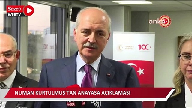 Numan Kurtulmuş'tan anayasa açıklaması: 3. maddeyle ilgili bir tartışma varmış gibi göstermek algı operasyonudur