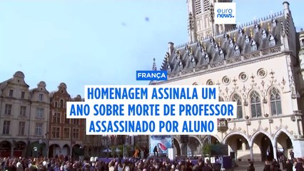 França assinala um ano sobre a morte de professor assassinado por aluno radicalizado