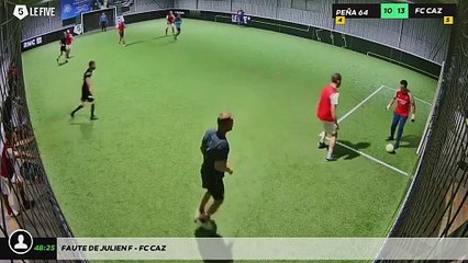 Faute de Julien F - FC CAZ
