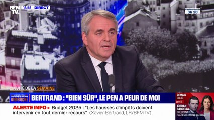 Nomination du Premier ministre: Xavier Bertrand raconte les coulisses des prospections du président