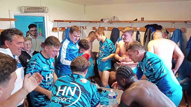 Célébration victoire ! ES Tourville / FC Offranville (championnat R3 le 13/10/2024)