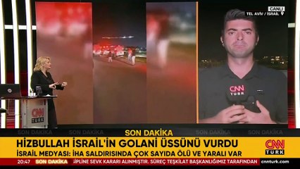 Hizbullah'tan İsrail'de askeri üsse dronlu saldırı
