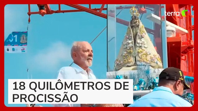 Em Belém, Lula participa da procissão fluvial do Círio de Nazaré