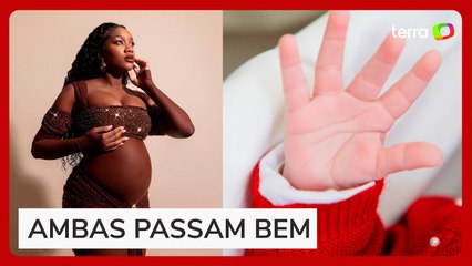 Iza dá à luz Nala, sua primeira filha com Yuri Lima