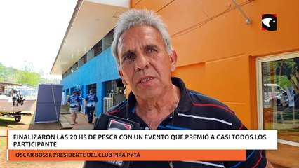 Finalizaron las 20 hs de pesca con un evento que premió a casi todos los participante