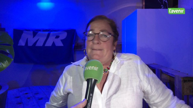 Élections communales à Andenne - Françoise Léonard et le MR à la fête