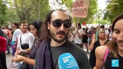 España: protesta multitudinaria en Madrid en contra del alto costo de los alquileres